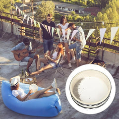 Ocean Wave Hand Percussion Drum Set with Wooden Mallets and Tambourine