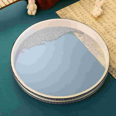 Ocean Wave Hand Percussion Drum Set with Wooden Mallets and Tambourine