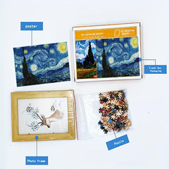 Starry Sky Puzzle 150 Pieces with Frame