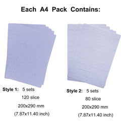 DIY Sublimation Puzzle Blanks 120 & 80 Slices for Heat Press Transfer