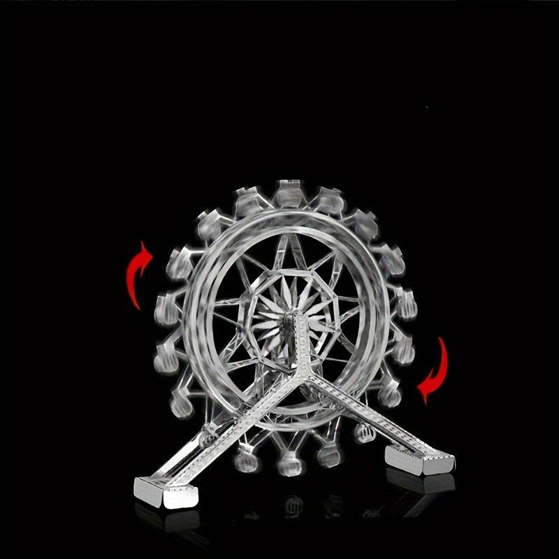 DIY Metal Ferris Wheel Model 3D Puzzle Toy Playground Hand Model
