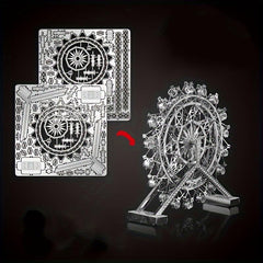 DIY Metal Ferris Wheel Model 3D Puzzle Toy Playground Hand Model
