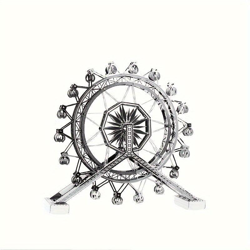 DIY Metal Ferris Wheel Model 3D Puzzle Toy Playground Hand Model