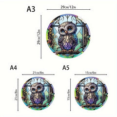 Owl Wooden Jigsaw Puzzle High Irregular Shape Animal Party Game