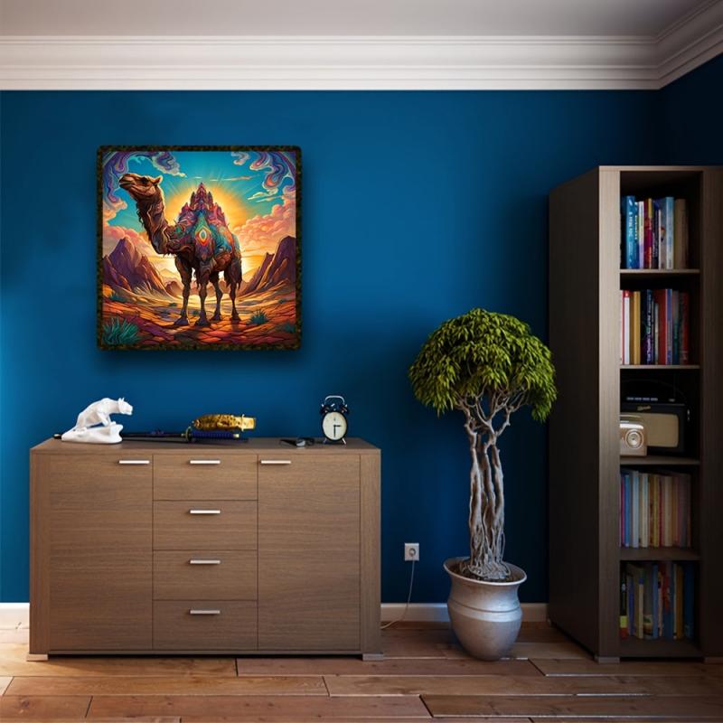 Llama City Wooden Jigsaw Puzzle - Improve Focus & Thinking Ability!
