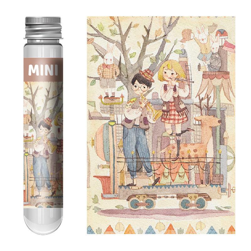 Happy Childhood 150 Pcs Mini Test Tube Puzzle Travel Puzzle