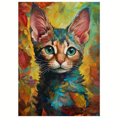 Cat Wooden Puzzle Irregular Animal Shaped Jigsaw High Difficulty