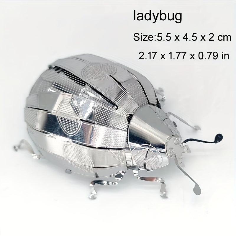 3D DIY Jigsaw Puzzle Seven star Ladybug Insect Model Educational Toy