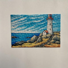 Cove Lighthouse Mini Test Tube Puzzle Educational Toys Jigsaw Game