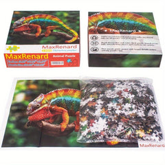 1000 Piece Jigsaw Puzzle Chameleon Animal Family Game Toy