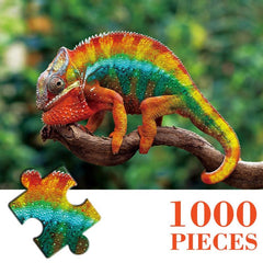 1000 Piece Jigsaw Puzzle Chameleon Animal Family Game Toy