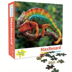 1000 Piece Jigsaw Puzzle Chameleon Animal Family Game Toy