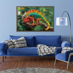 1000 Piece Jigsaw Puzzle Chameleon Animal Family Game Toy