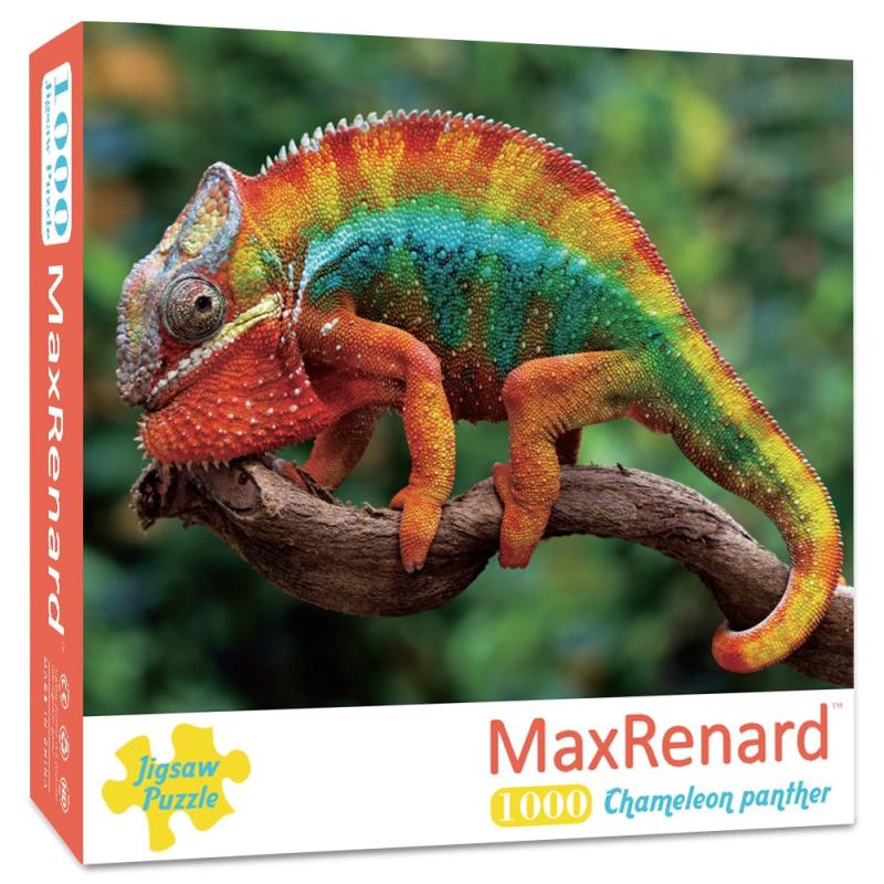 1000 Piece Jigsaw Puzzle Chameleon Animal Family Game Toy