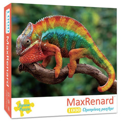 1000 Piece Jigsaw Puzzle Chameleon Animal Family Game Toy