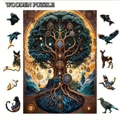 Tree Of Life Advanced Player Wooden Puzzle Creative Alien Gift