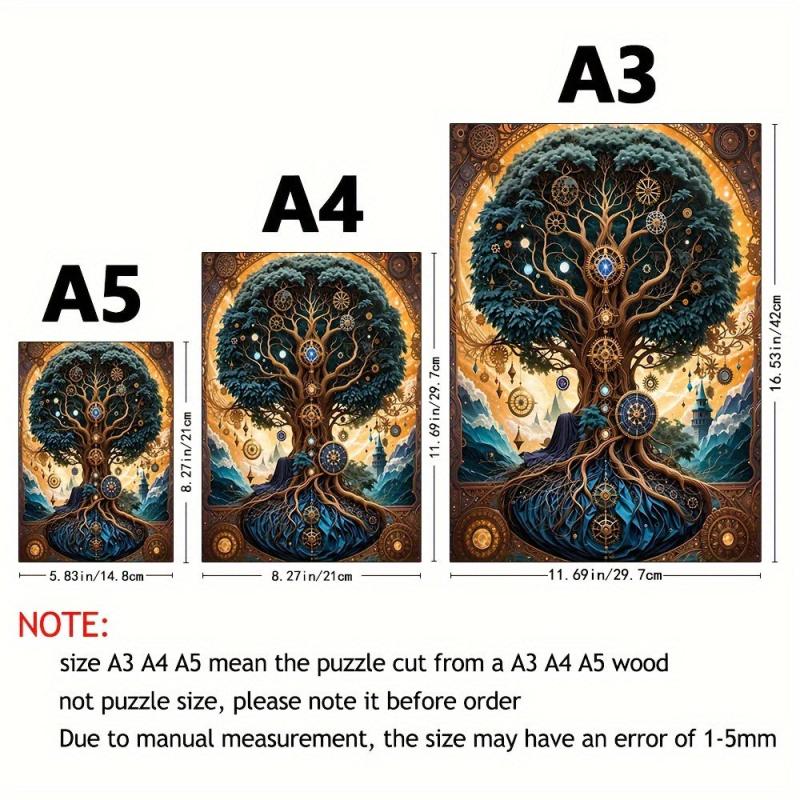 Tree Of Life Advanced Player Wooden Puzzle Creative Alien Gift