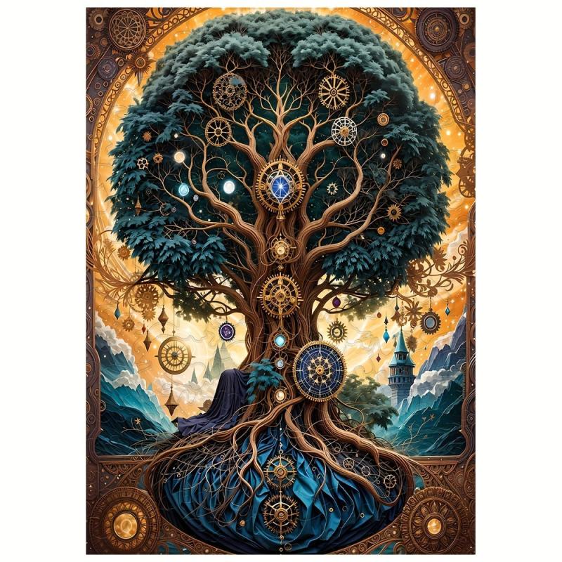 Tree Of Life Advanced Player Wooden Puzzle Creative Alien Gift