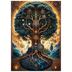 Tree Of Life Advanced Player Wooden Puzzle Creative Alien Gift
