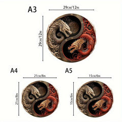 Dragon Yin And Yang Wooden Puzzle Alien Animal Puzzle Adult Puzzle