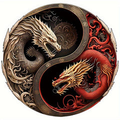 Dragon Yin And Yang Wooden Puzzle Alien Animal Puzzle Adult Puzzle