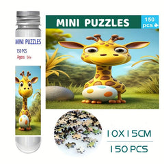 150pcs Mini Test Tube Puzzle Painting Jigsaw Toy