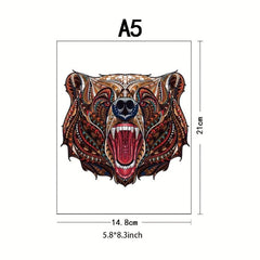 Animal Jigsaw Wooden Educational Game Children's DIY Toy