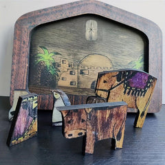 Wooden Puzzle Christmas Home Decoration Easter Jesus Puzzle