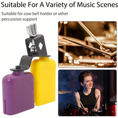 Plastic Cow Bell Jam Block Double Sambago Bell