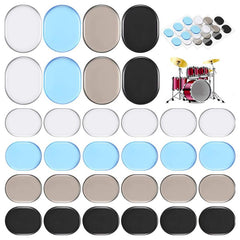 48pcs Drum Dampeners Soft Silicone Gel Pads for Clear Drum Tones