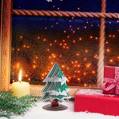 3D Stereo Puzzle Christmas Tree Paper Puzzles Three Dimensional Crafts