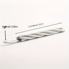 Spiral Iron Fried Dough Twists Educational Toy Mint Rod Rotating Luban Lock