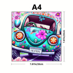 Colorful Car Puzzle Magic Toy Irregular Animal Shaped Wooden Puzzle