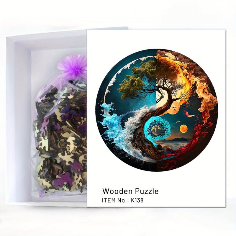 Life Tree Wooden Puzzle High Difficulty Concentration Training