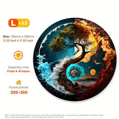 Life Tree Wooden Puzzle High Difficulty Concentration Training