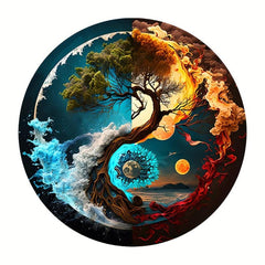 Life Tree Wooden Puzzle High Difficulty Concentration Training