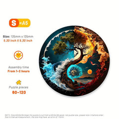 Life Tree Wooden Puzzle High Difficulty Concentration Training