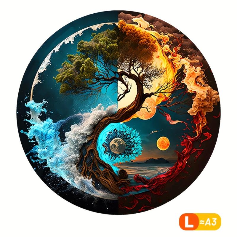 Life Tree Wooden Puzzle High Difficulty Concentration Training