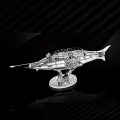 Stainless Steel Metal Puzzle Parrot Submarine Boat Model