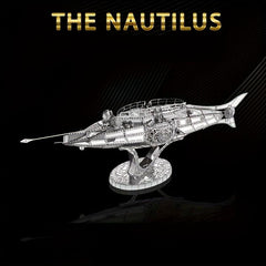 Stainless Steel Metal Puzzle Parrot Submarine Boat Model
