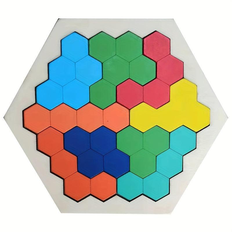 Wooden Jigsaw Puzzle Educational Toy for Kids - Brain Development, Fun Learning