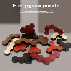 Wooden Jigsaw Puzzle Educational Toy for Kids - Brain Development, Fun Learning
