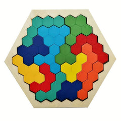 Wooden Jigsaw Puzzle Educational Toy for Kids - Brain Development, Fun Learning