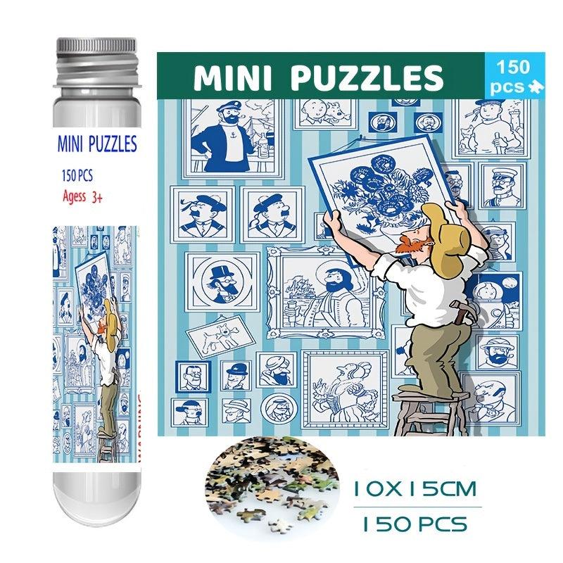 Painter Mini Test Tube Puzzle Painting Jigsaw Puzzle Game