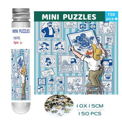 Painter Mini Test Tube Puzzle Painting Jigsaw Puzzle Game