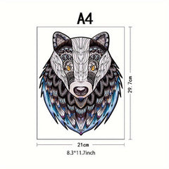 Dog Advanced Player Wooden Puzzle Creative Various Special Shapes Adult