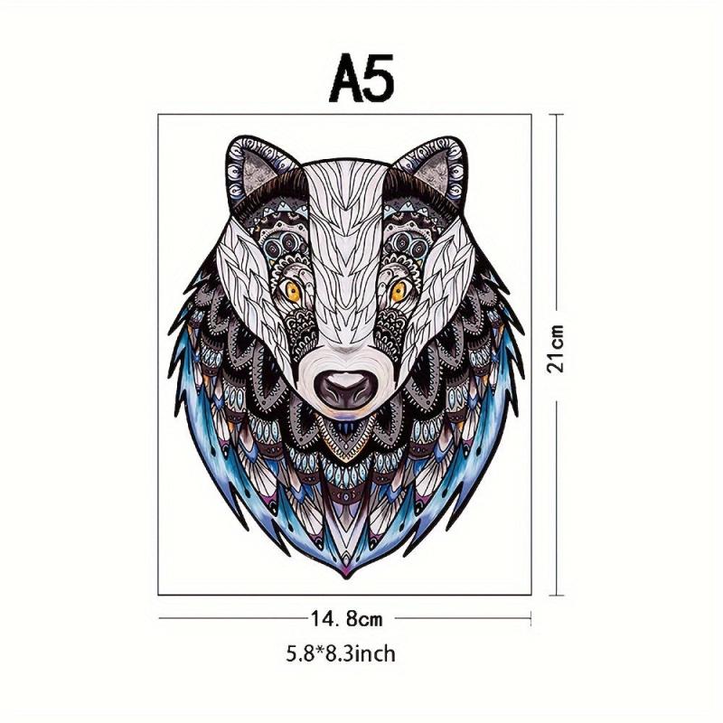 Dog Advanced Player Wooden Puzzle Creative Various Special Shapes Adult