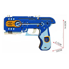 3D Jigsaw Puzzle Panel DIY Leather Band Gun Gift