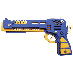3D Jigsaw Puzzle Panel DIY Leather Band Gun Gift