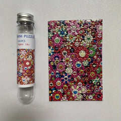 150Pcs Sun Flower Mini Test Tube Puzzle Educational Toys